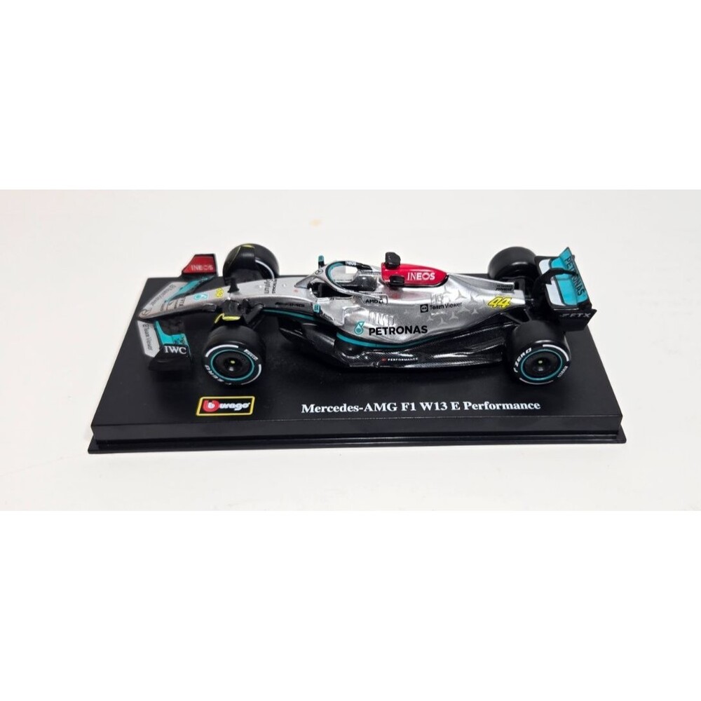 Bburago 1:43 W13E F1 Formula Mercedes AMG GP NO.44 Lewis Hamilton Racing Model